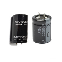 Snap in Terminal Aluminum Electrolytic Capacitor 105c